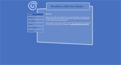 Desktop Screenshot of headlines2000hairstudio.com